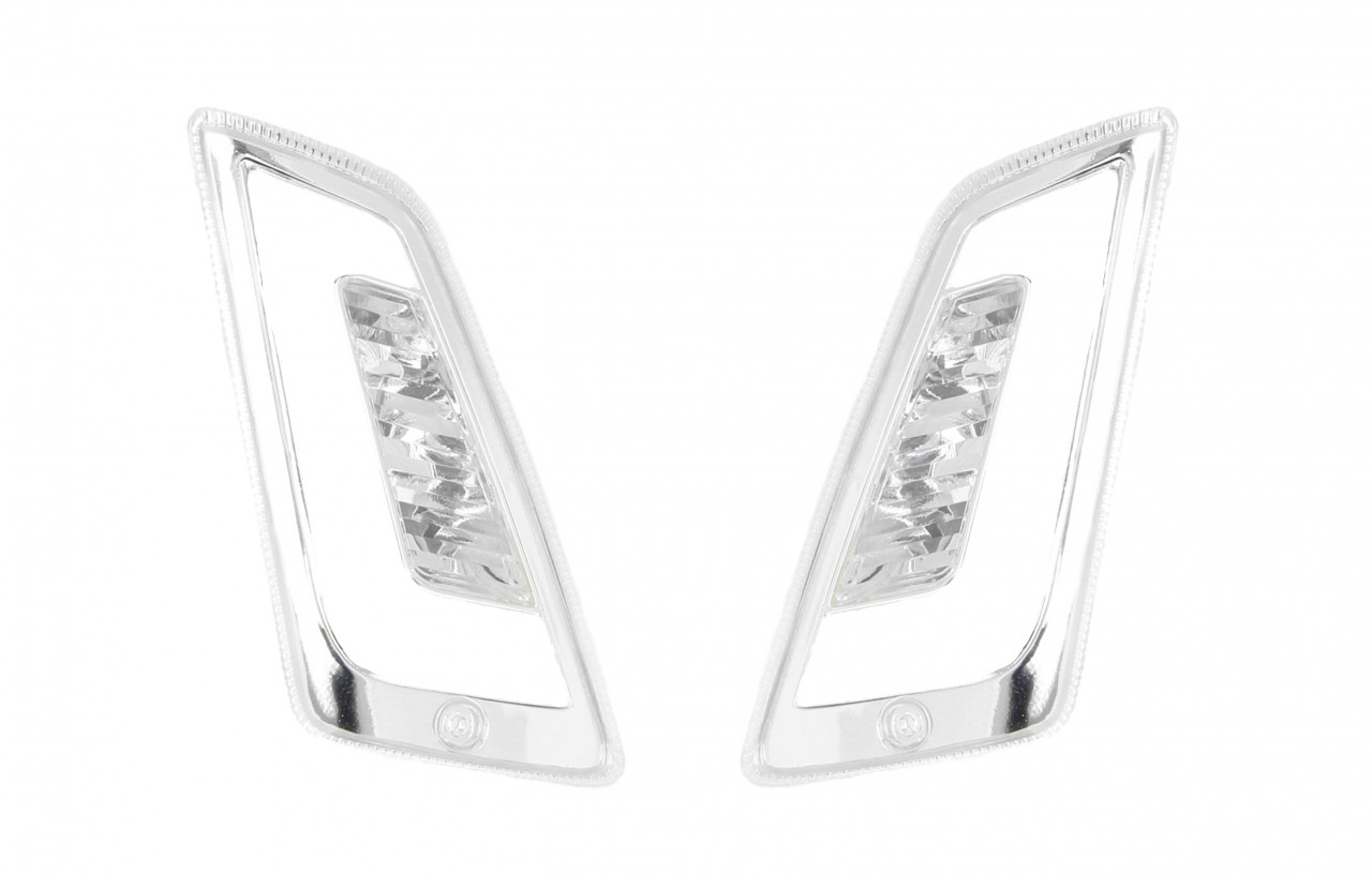 LED-knipperlichtenset voorzijde, helder voor Vespa GT, GTL, GTV, GTS 125-300
