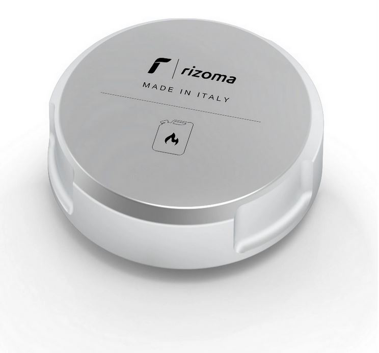 RIZOMA tankdop voor Vespa, zilver