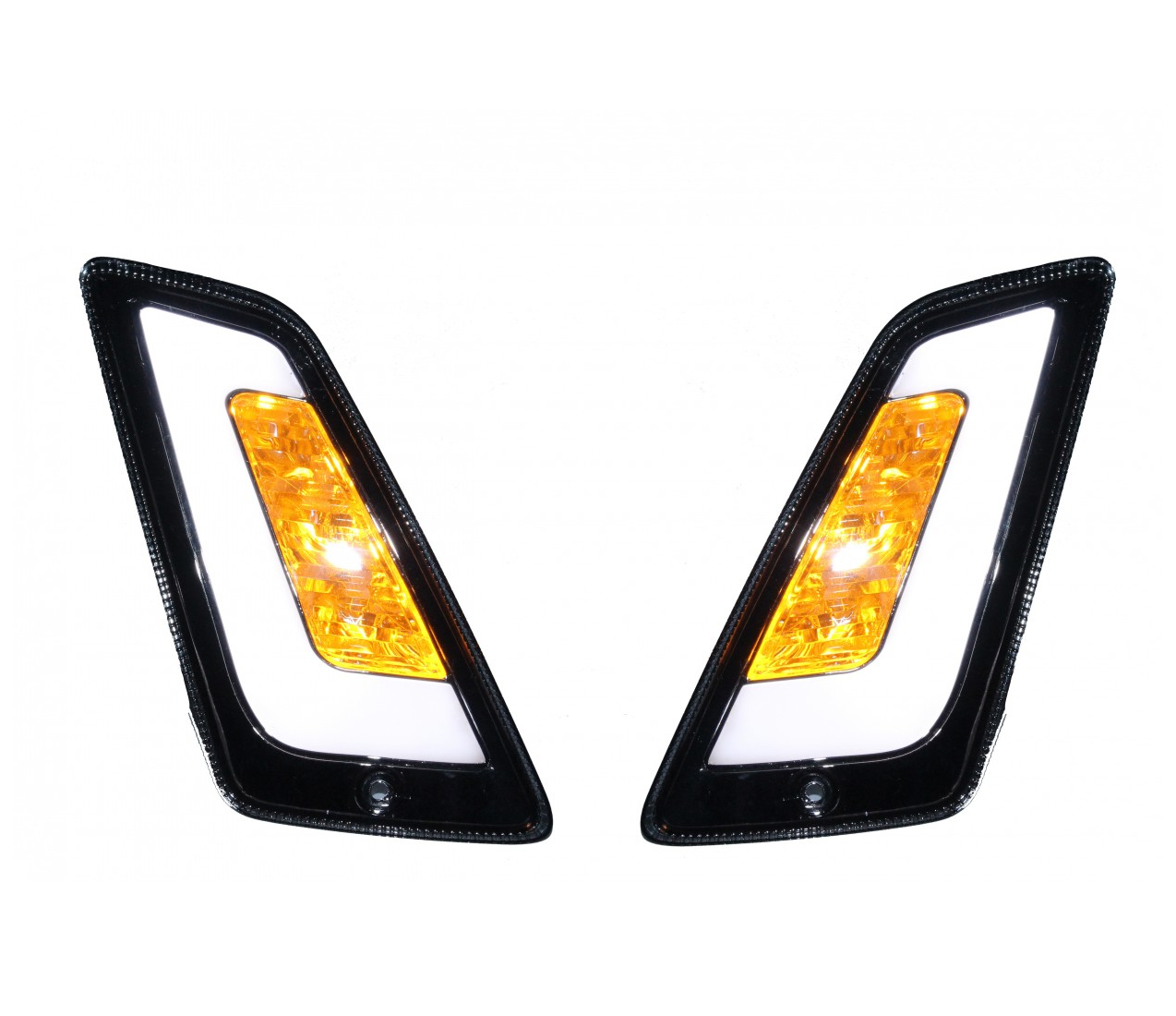 LED-knipperlichtenset voorzijde, getint voor Vespa GT, GTL, GTV, GTS 125-300 (2014-2018)