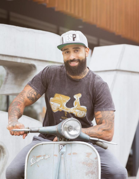 T-shirt "Life is better on a Rally", heren zwart stone washed