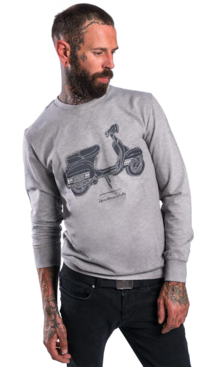 Sweatshirt "Life is better on a Rally", heren grijs