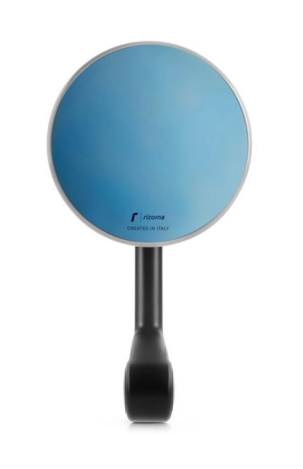 Stuurspiegel RIZOMA E-POP links of rechts voor Vespa, zwart/grijs
