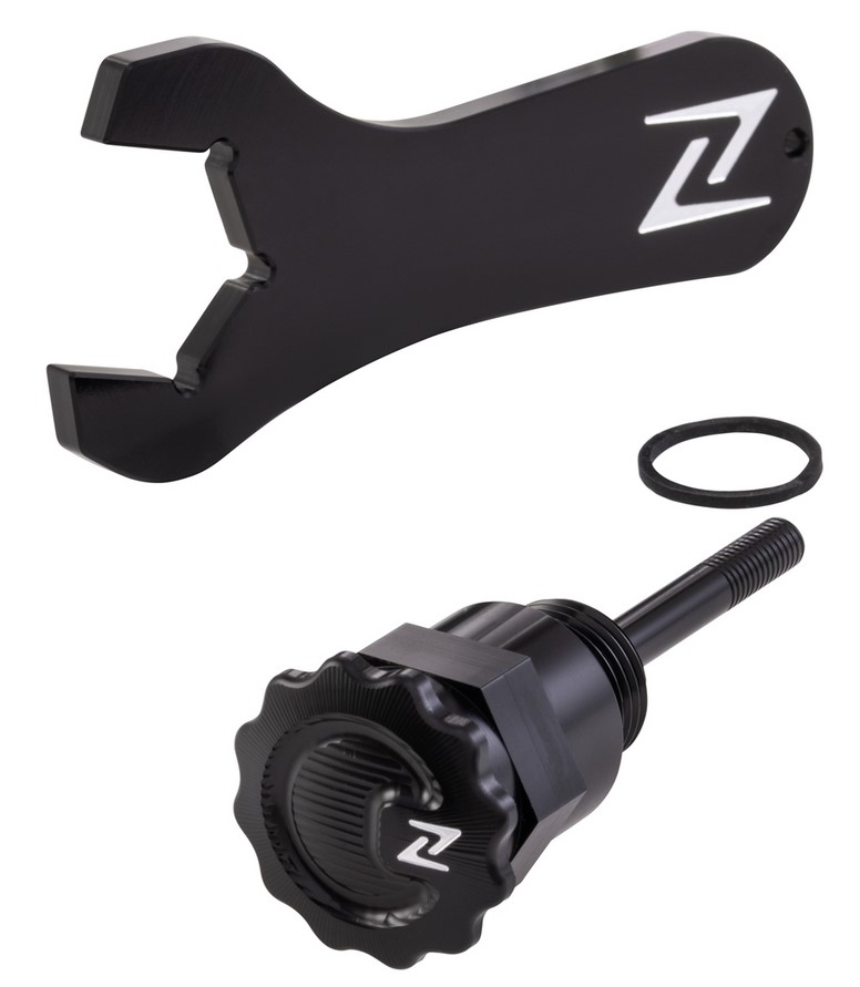 Olievulplug motorolie "Vintage" voor Vespa, zwart