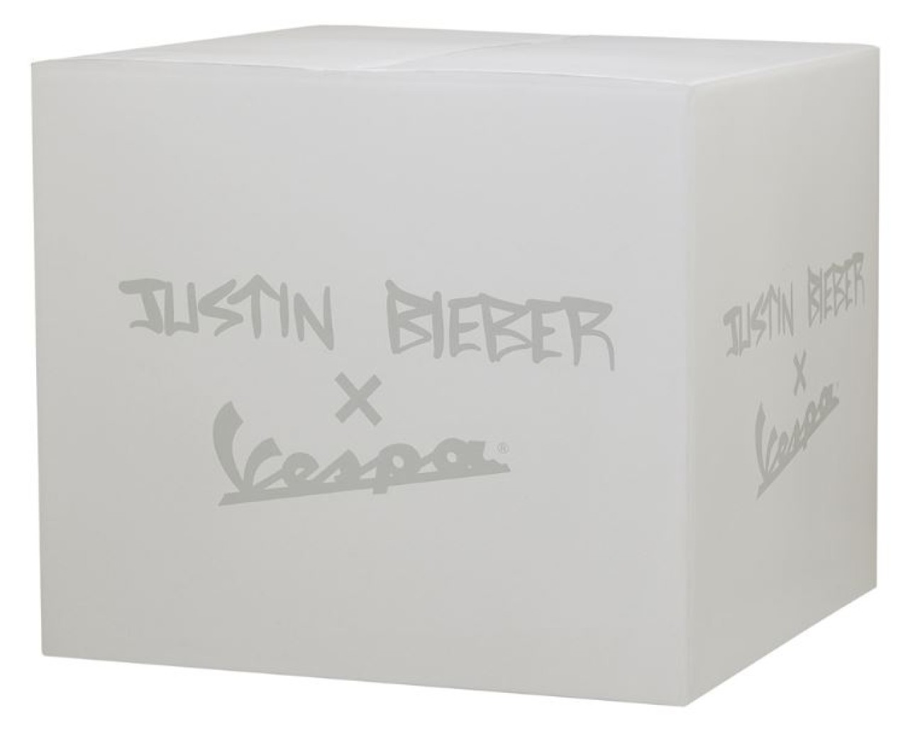 Vespa VJ helm Justin Bieber - wit