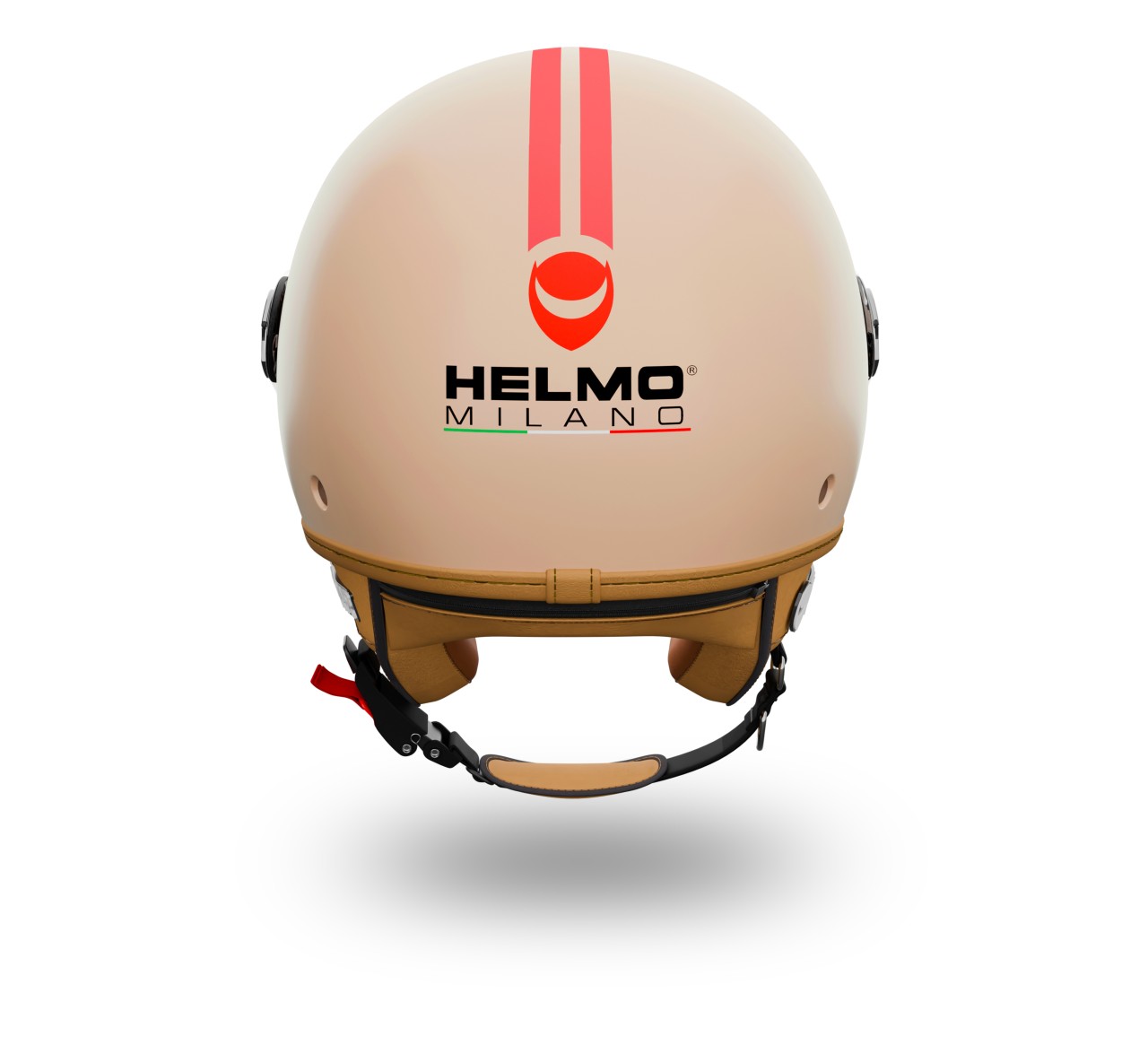 Helmo Milano Demi Jet Veloce rood mat