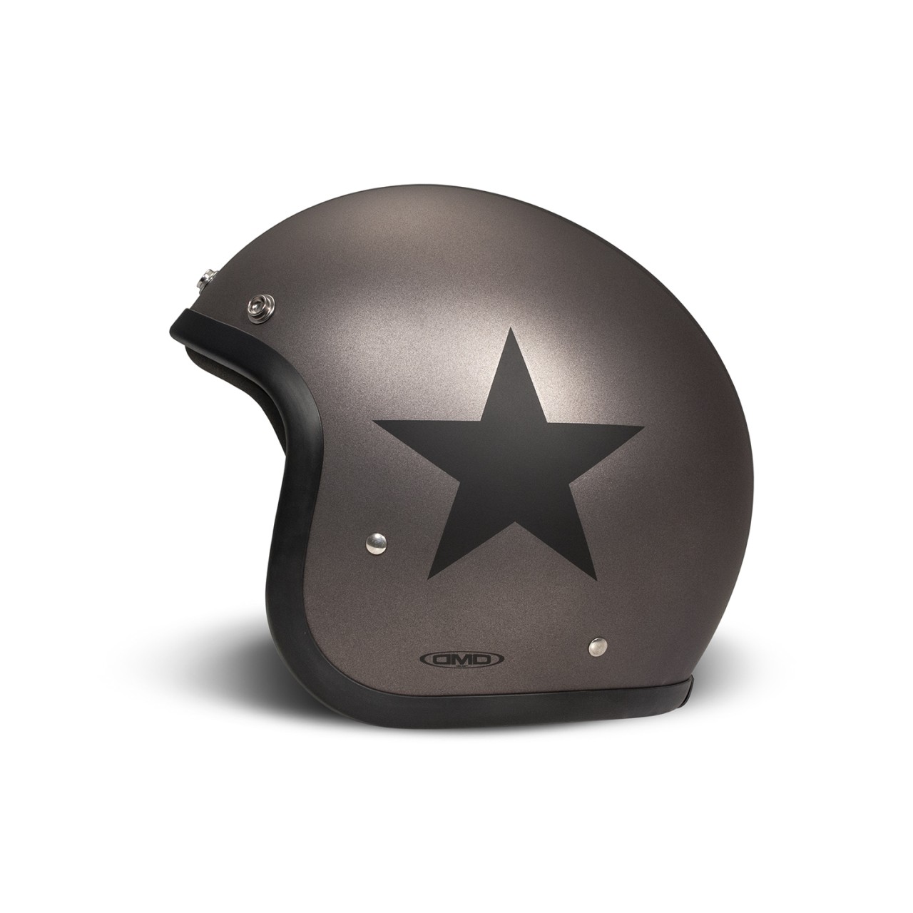 DMD Jet Helm Retro, groen, mat, Star Green, glasvezel, ECE 22.06-Kopie