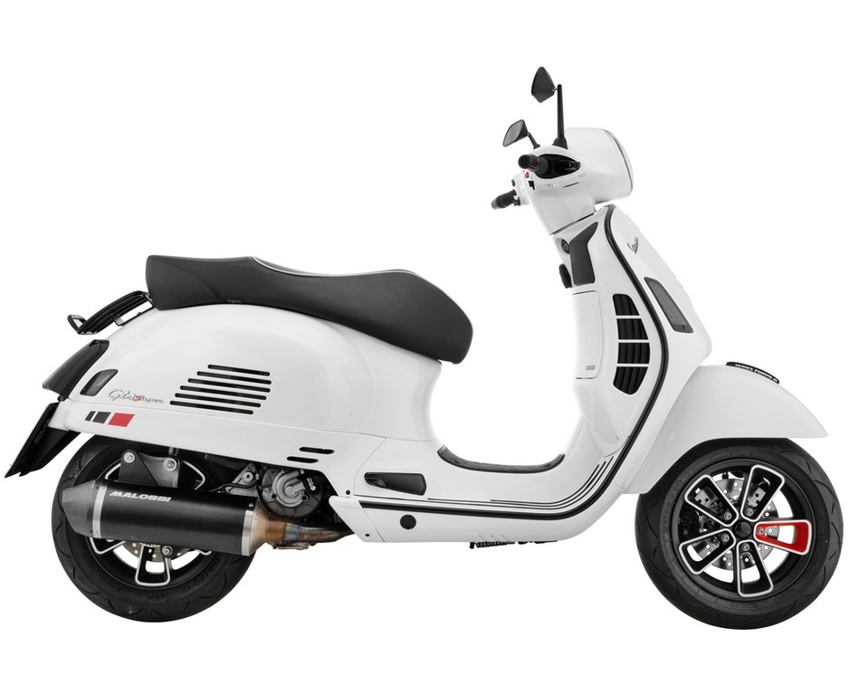 Spatbordnippel voor Vespa GTS/GTS Super/GT/GT L 125-300cc, mat zwart