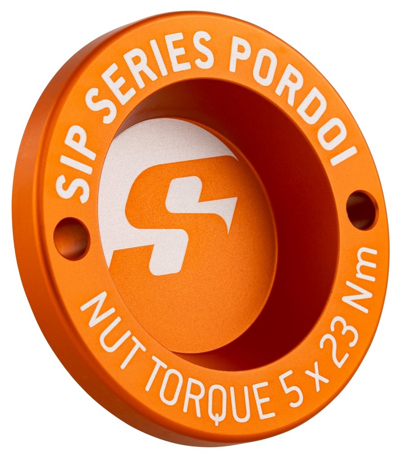 Stofhoes 13" velg voorzijde voor Vespa GTS/GTS Super/GTV/GT 125-300ccm, mat oranje