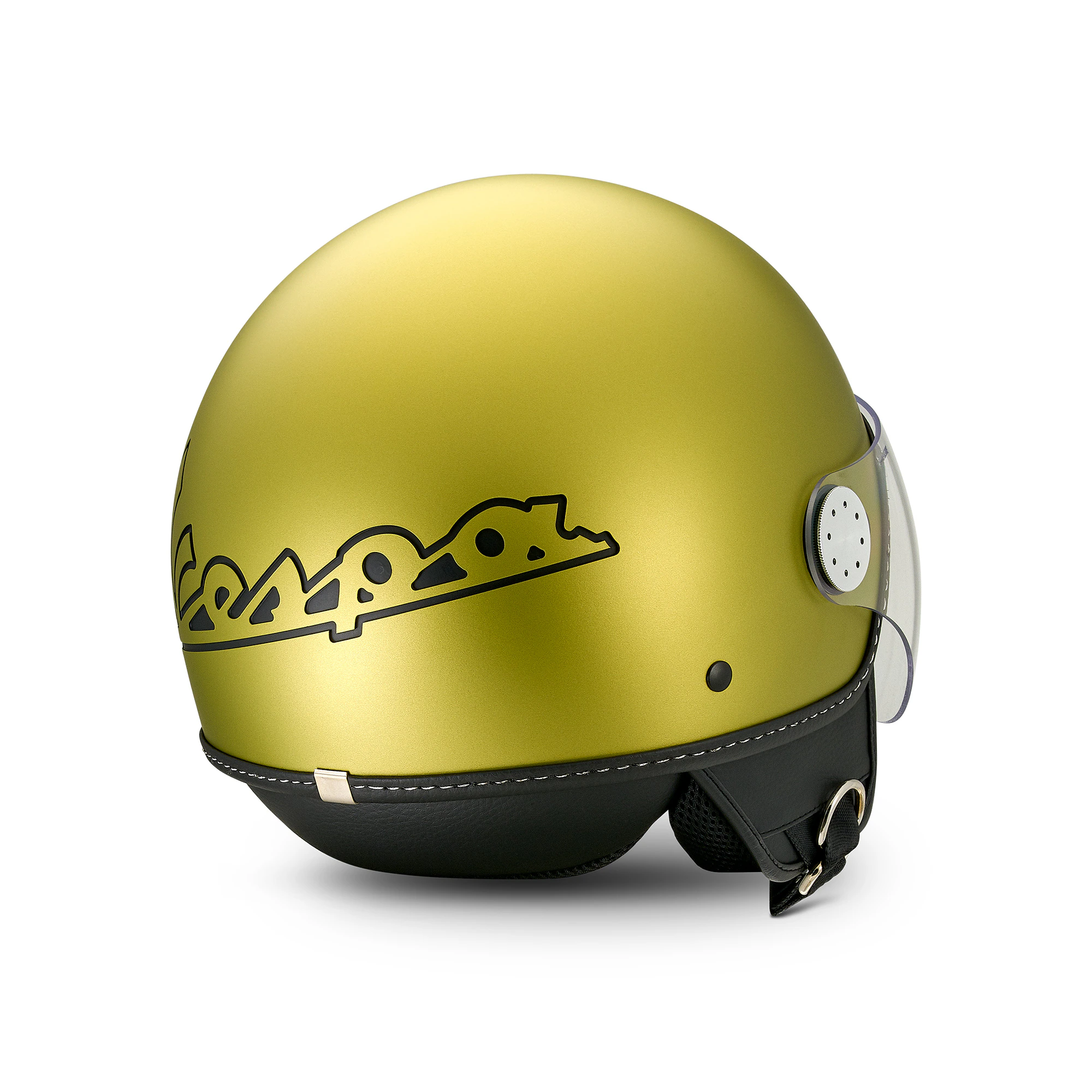 Vespa jethelm Vizier 4.0 groen ambizioso mat