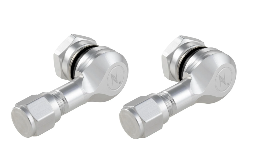 Ventielkern ZELIONI voor tubeless band/velg 80°, zilver