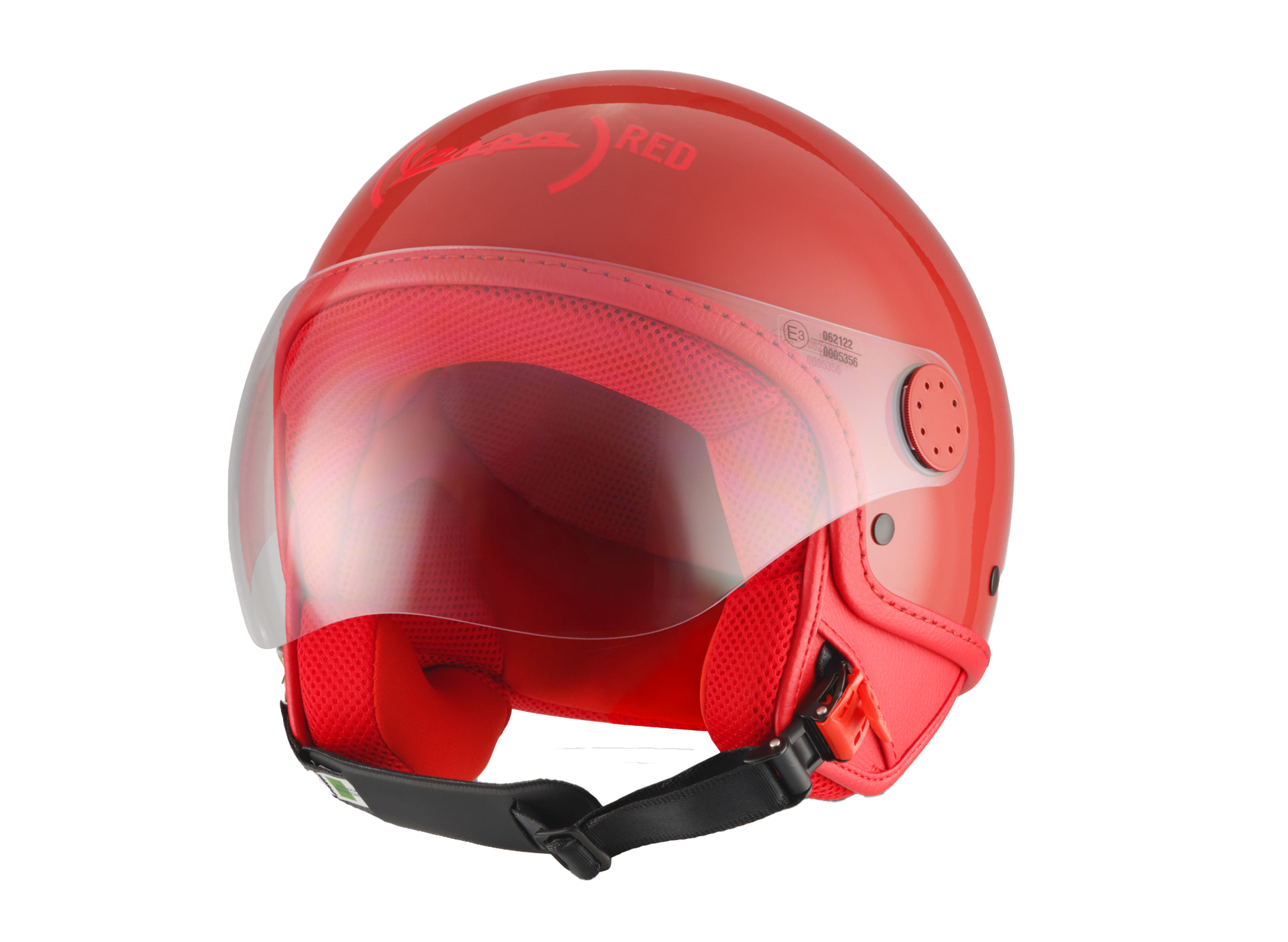 Vespa jethelm Vizier 4.0 rood