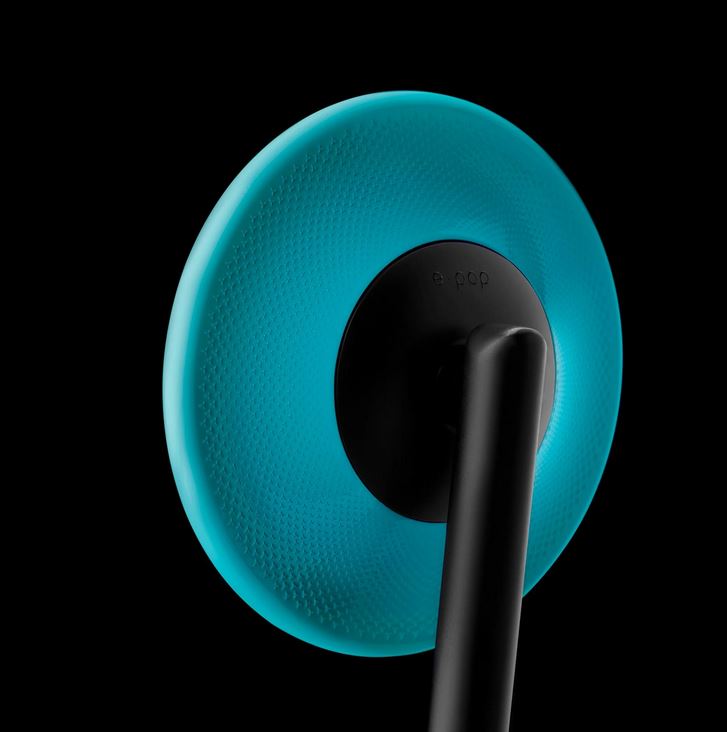 Stuurspiegel RIZOMA E-POP links of rechts voor Vespa, zwart/blauw