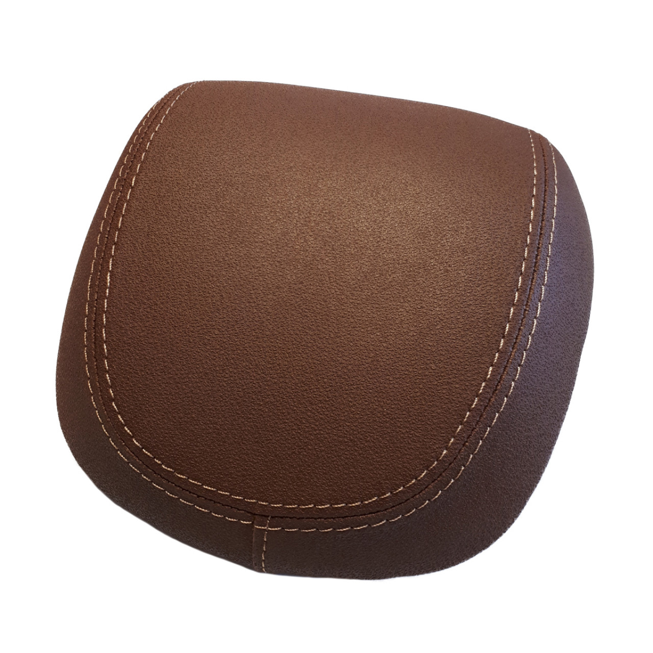 Topcase Kit 32L diepblauw mat opaco (288/A), rugkussen donkerbruin voor Vespa Primavera