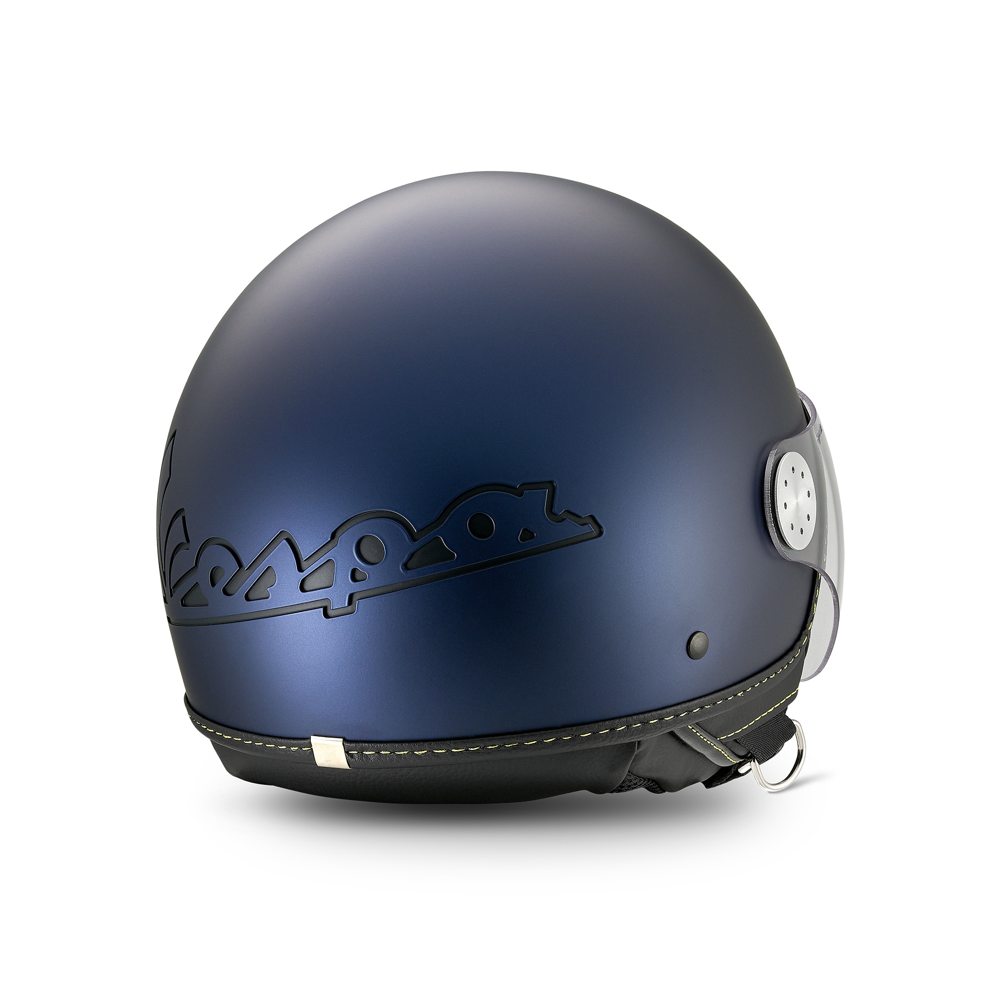 Vespa Jet Helmvizier 4.0 Blauw Energico - Bluetooth