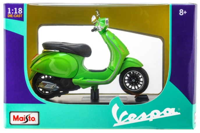 Model Vespa GTS 300, lichtgroen