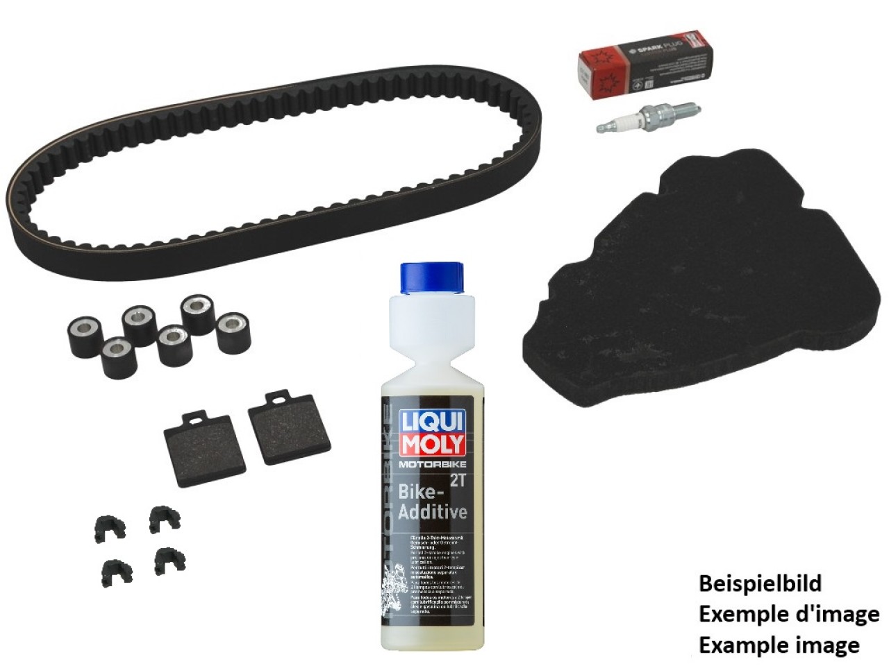 NF ProKit inspectiekit premium, (OEM) met remblokken + additief, Piaggio Beverly 300 HPE, bouwjaar
