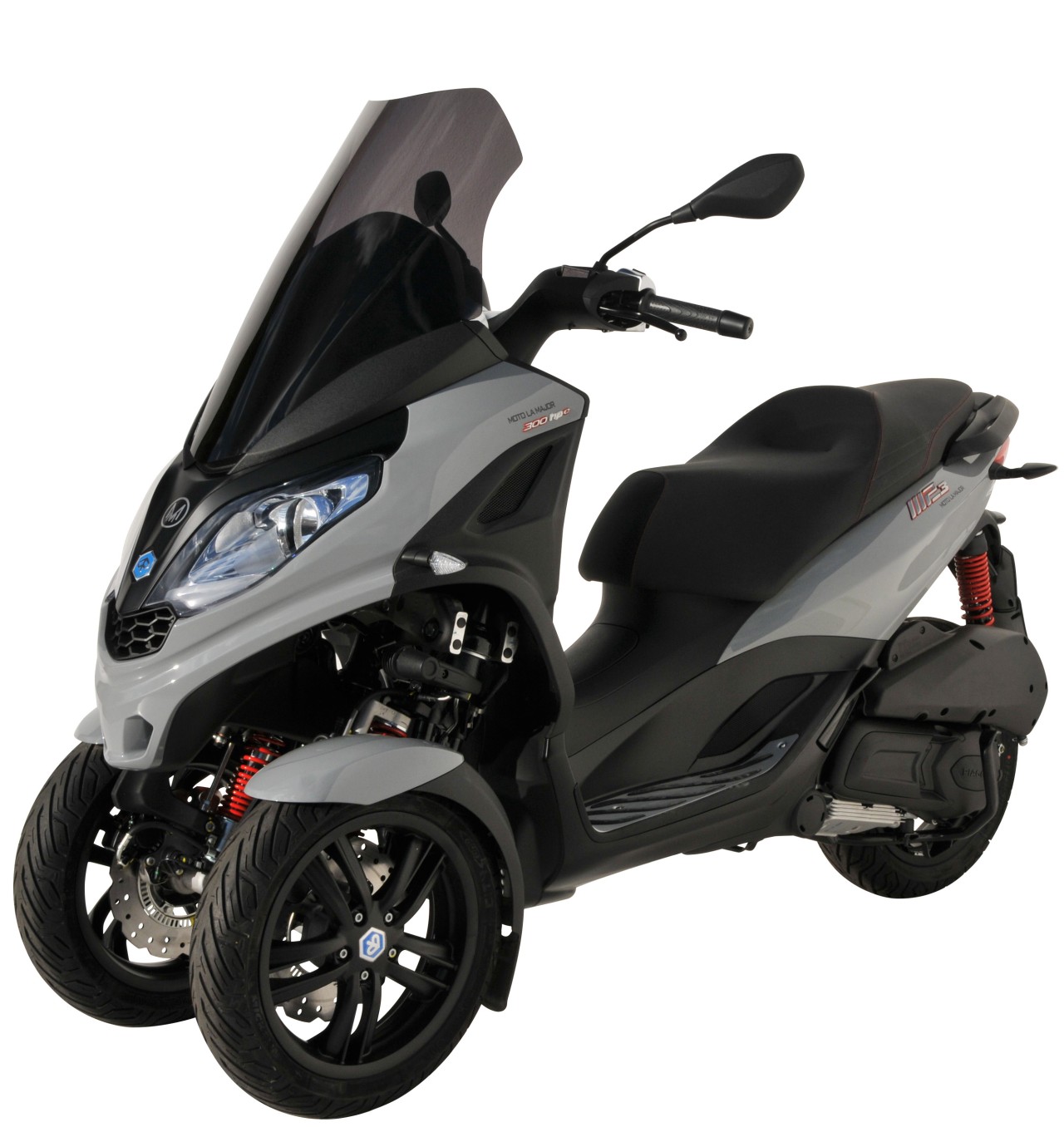Windscherm ERMAX Sport Touring voor Piaggio MP3 300 / SPORT HPE (19-), getint/lichtzwart
