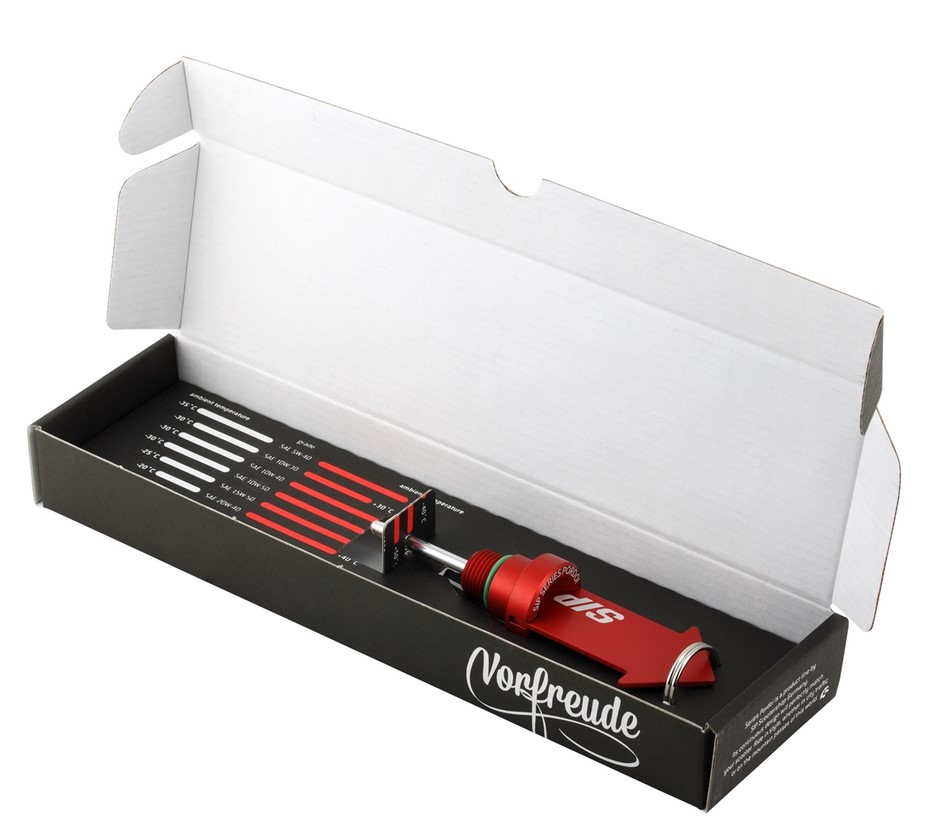 Olievulplug motorolie voor Vespa, rood mat