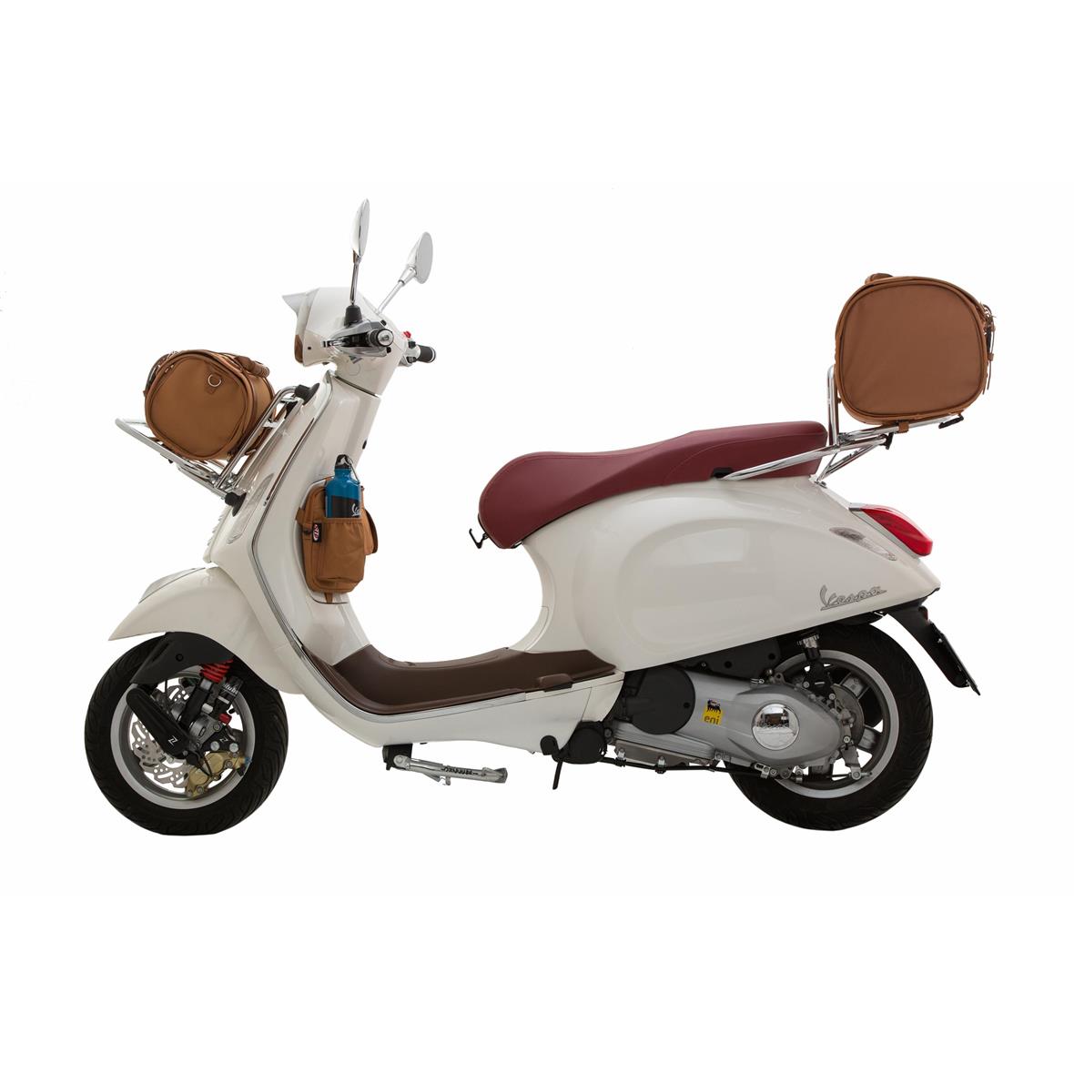 Tas "Classic" klein voor Vespa - bruin, nylon