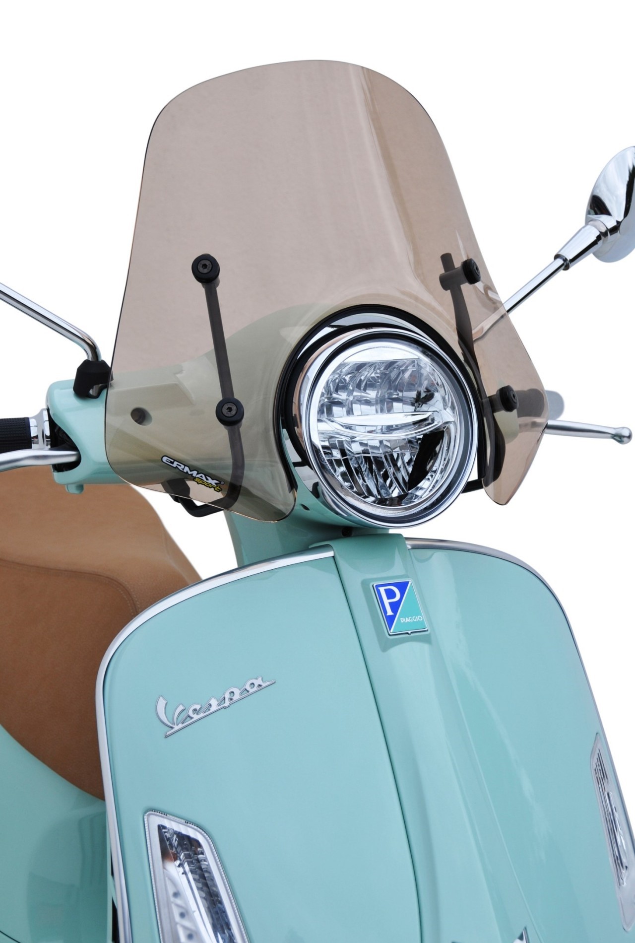 Windscherm ERMAX Sport H 400 mm voor Vespa GTS/GTS Super/GT L (-22), zwart