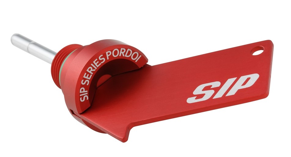 Olievulplug motorolie voor Vespa, rood mat