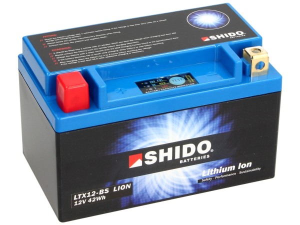 Shido Batterij LTX12-BS, 12 V, 4 A, Lithium-ion, 150x87x130 mm